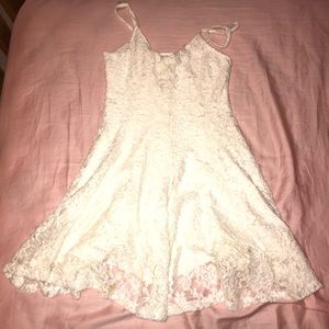 American eagle white lace dress